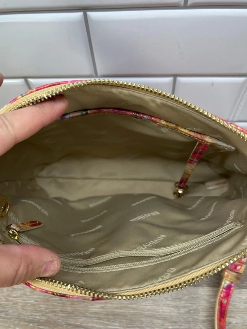 Brahmin Floral Watercolor Crossbody - Picture 4 of 8